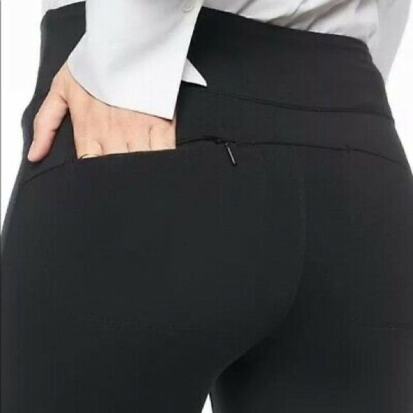 Athleta Metro Velvet Tux Tight in black - Picture 3 of 12